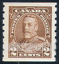 FindYourStampsValue: Coil Stamps: King George V