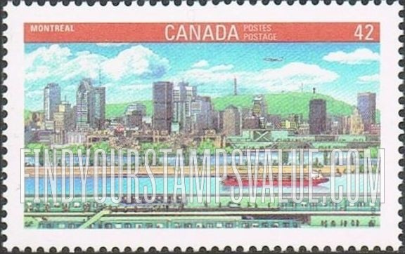 FindYourStampsValue: City of Montreal, modern times