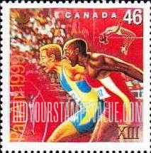 FindYourStampsValue: 1999 Pan American Games Winnipeg: Track & field