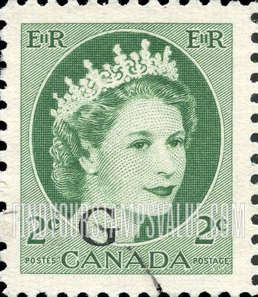 FindYourStampsValue: Official Stamps - Elizabeth II overprinted in black