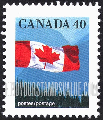 FindYourStampsValue: Flag and Mountains