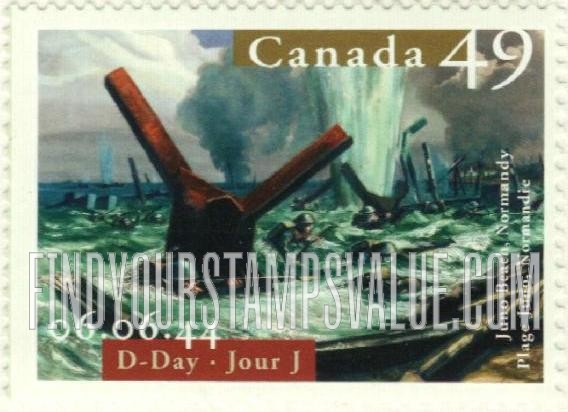 FindYourStampsValue: D-Day, 60th Anniversary
