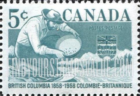 FindYourStampsValue: Miner Panning Gold