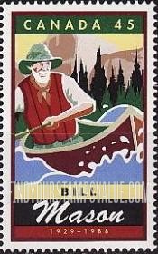 FindYourStampsValue: Bill Mason (1929-88), film maker canoe enthusiast