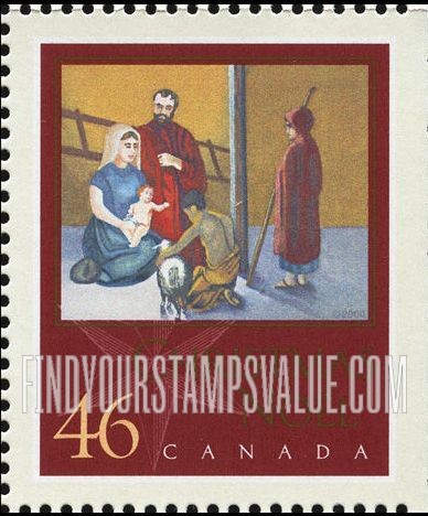 FindYourStampsValue: Christmas: Adoration of the shepherds