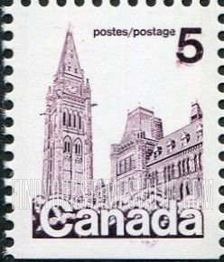 FindYourStampsValue: Parliament Type of 1977: Parliament, Ottawa