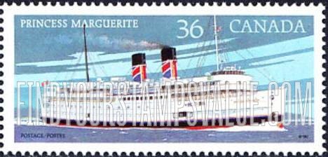 FindYourStampsValue: Steamships: Princess Marguerite, 1948