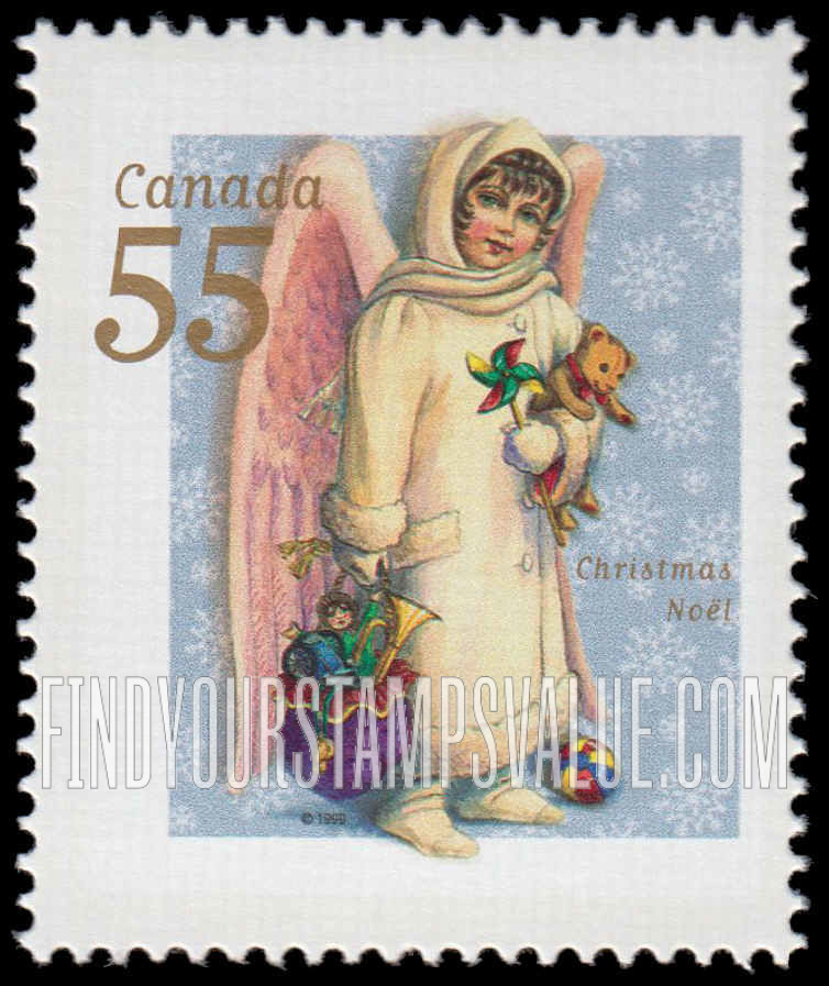 FindYourStampsValue: Christmas: Angel, toys