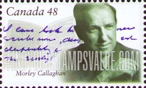 FindYourStampsValue: Authors: Morley Callaghan (1903-90)
