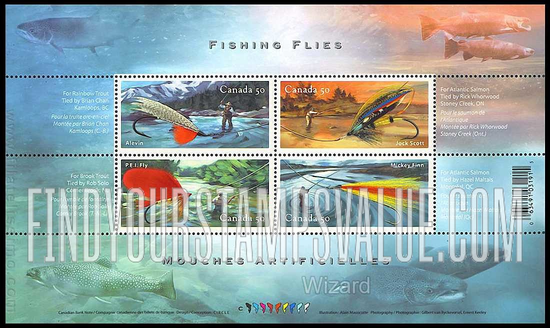 FindYourStampsValue: Fishing Flies
