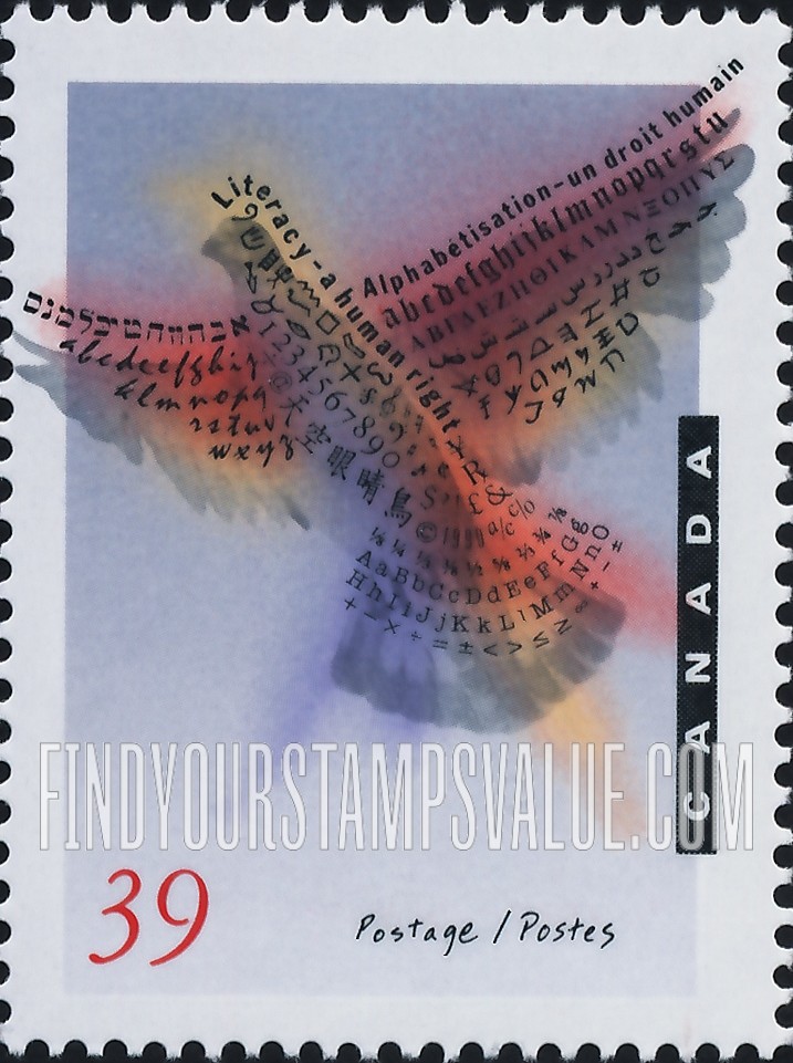 FindYourStampsValue: international Literacy Year