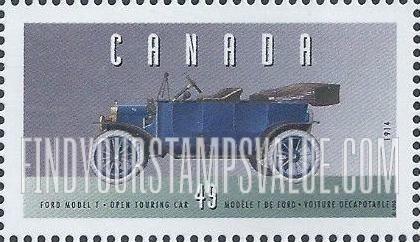 FindYourStampsValue: 1914, Ford Model T Open Touring Car