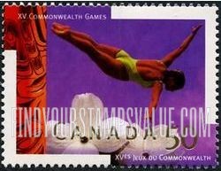 FindYourStampsValue: XV Commonwealth Games, Victoria: Diving