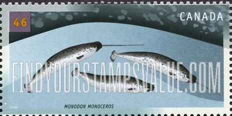 FindYourStampsValue: Cetaceans: Monodon monoceros