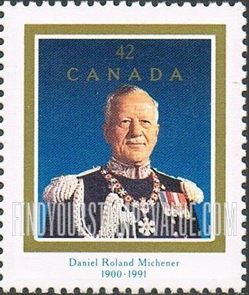 FindYourStampsValue: Daniel Roland Michener (1900-1991), Governor General