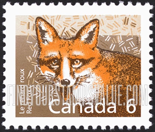 FindYourStampsValue: Mammals: Red Fox