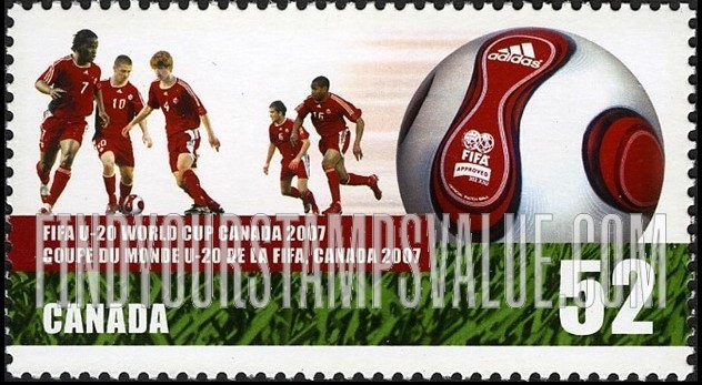 FindYourStampsValue: FIFA Under-20 World Soccer Championships, Canada