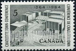 FindYourStampsValue: Fathers of Confederation Memorial, Charlottetown