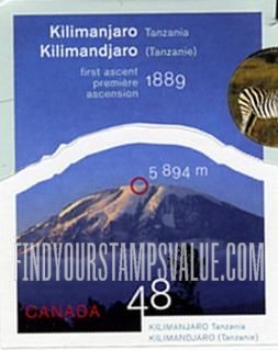 FindYourStampsValue: International Year of Mountains: Mount Kilimanjaro, Tanzania