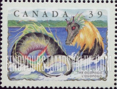 FindYourStampsValue: Legendary Creatures: Ogopogo