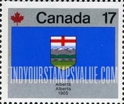 FindYourStampsValue: Flag of Alberta