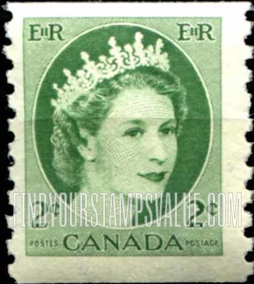 FindYourStampsValue: Coil Stamps: Elizabeth II