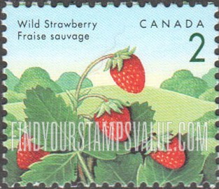 FindYourStampsValue: Edible Berries: Wild strawberry