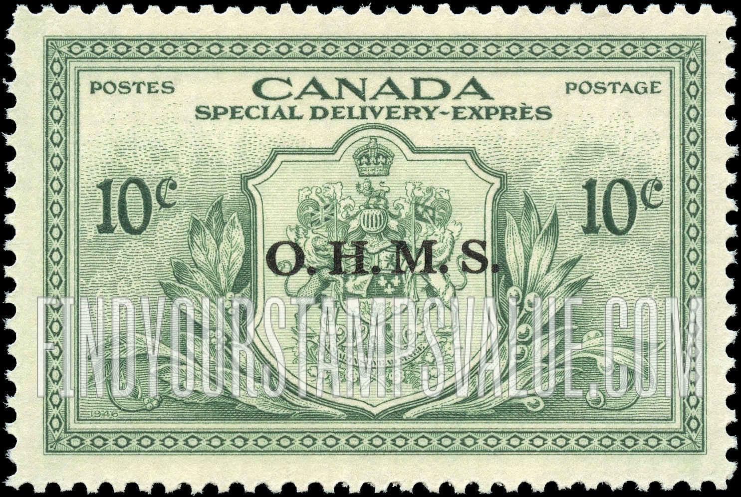 FindYourStampsValue: Arms of Canada