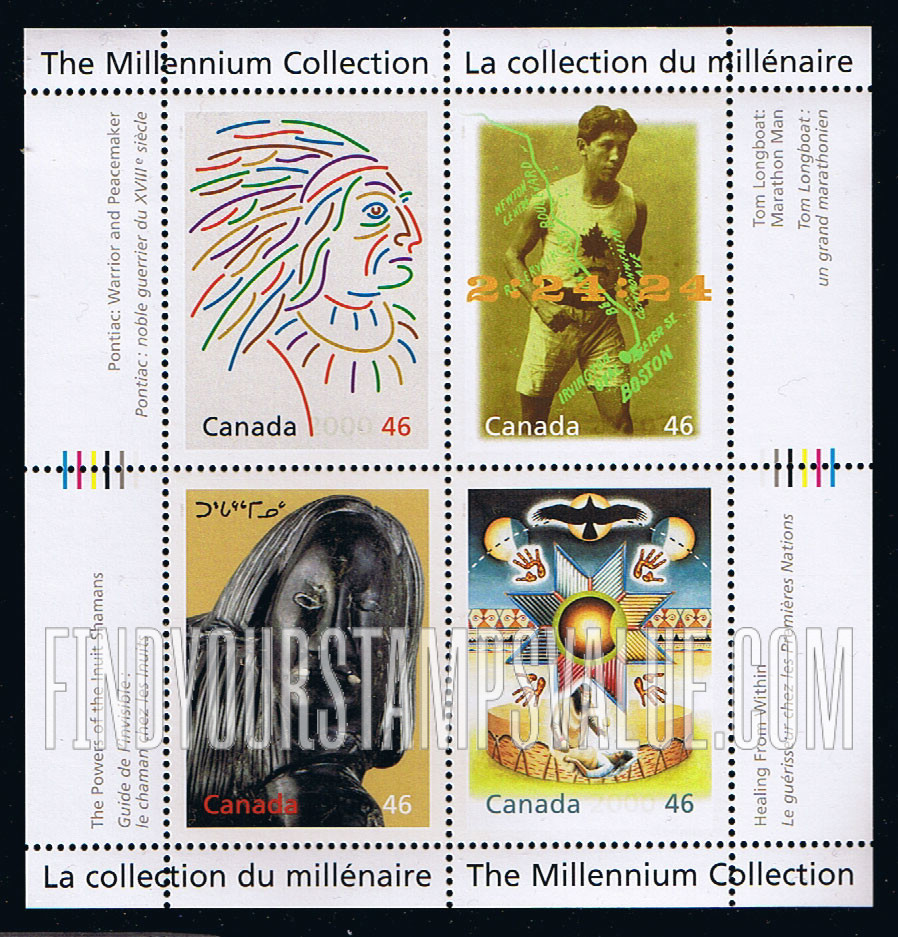 FindYourStampsValue: Millenium: Canada’s First People