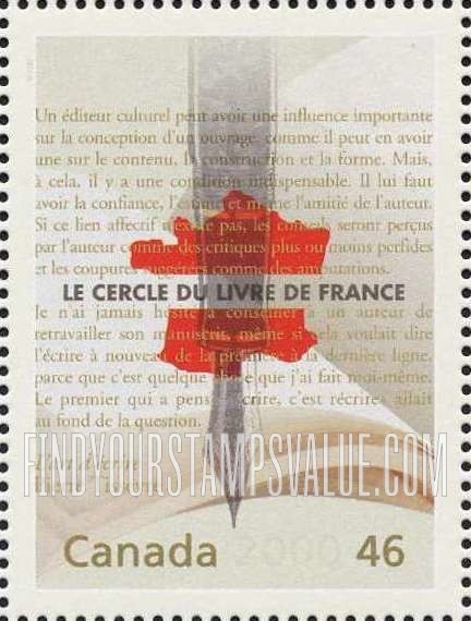 FindYourStampsValue: Literary Legends: Le Cercle du Livre de France book club.