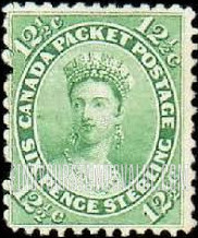 FindYourStampsValue: Province of Canada: Queen Victoria