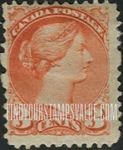 FindYourStampsValue: Montreal and Ottawa Printings: Queen Victoria
