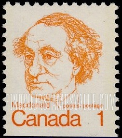 FindYourStampsValue: Sir John A. Macdonald