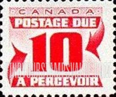 FindYourStampsValue: Postage Due - Percevoir