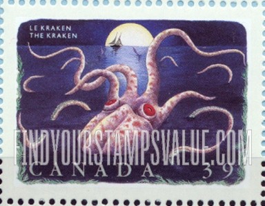 FindYourStampsValue: Legendary Creatures: Kraken