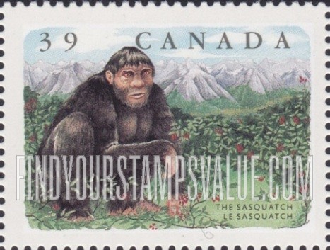 FindYourStampsValue: Legendary Creatures: Sasquatch