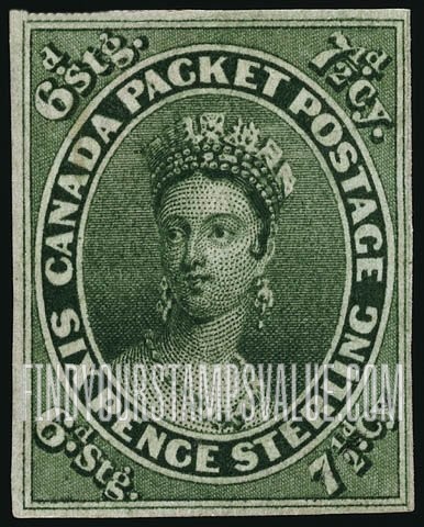FindYourStampsValue: Province of Canada: Queen Victoria