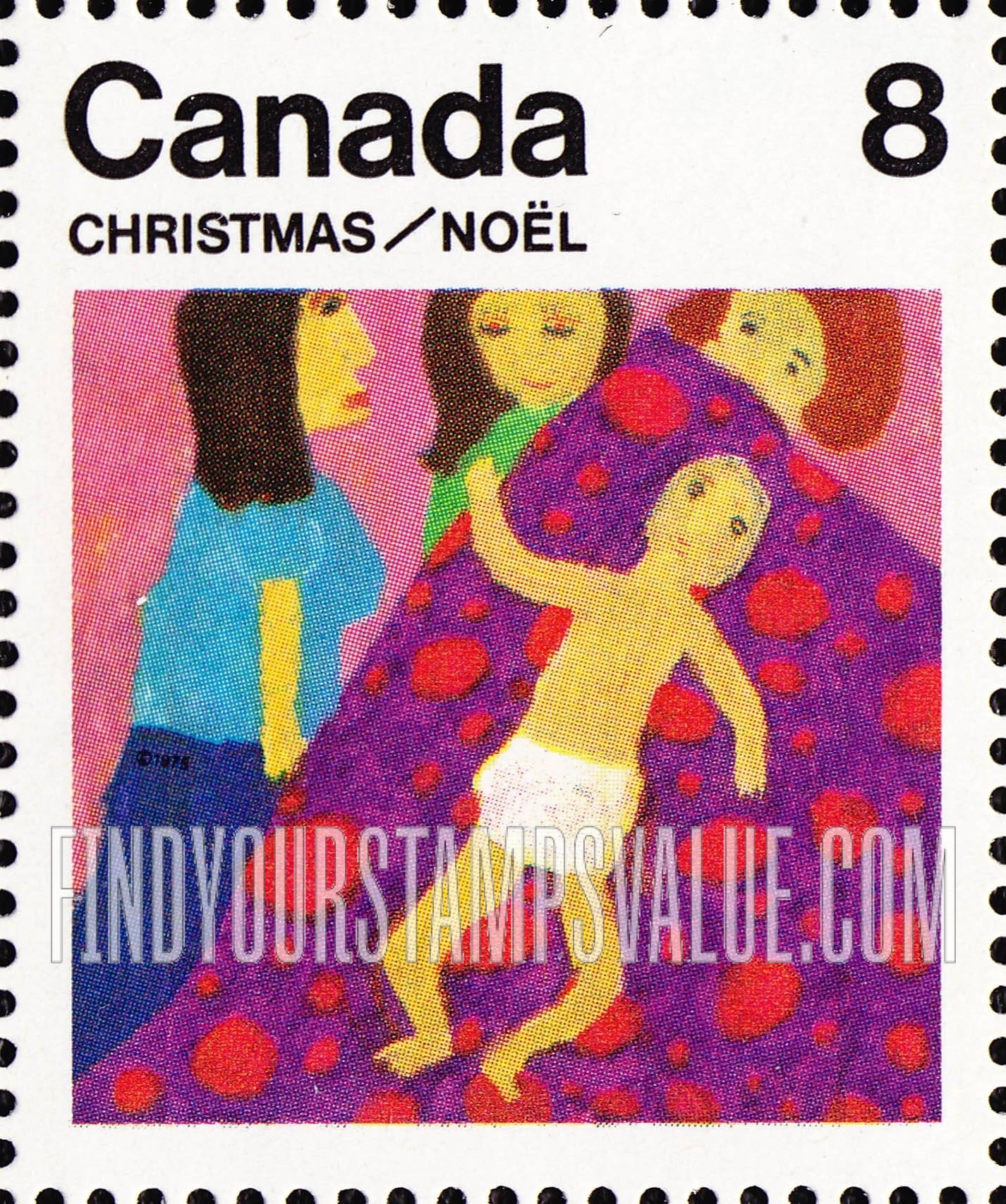 FindYourStampsValue: Christmas: Child