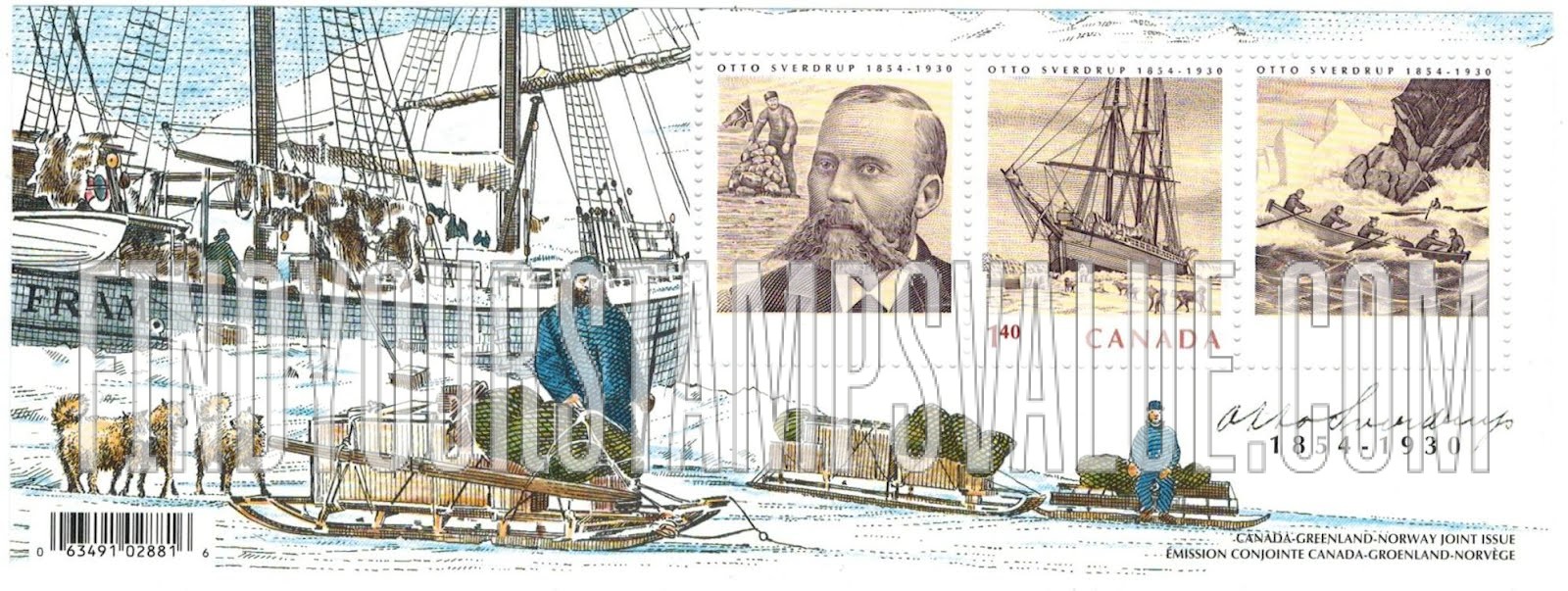 FindYourStampsValue: The Fram, Ship of Otto Sverdrup