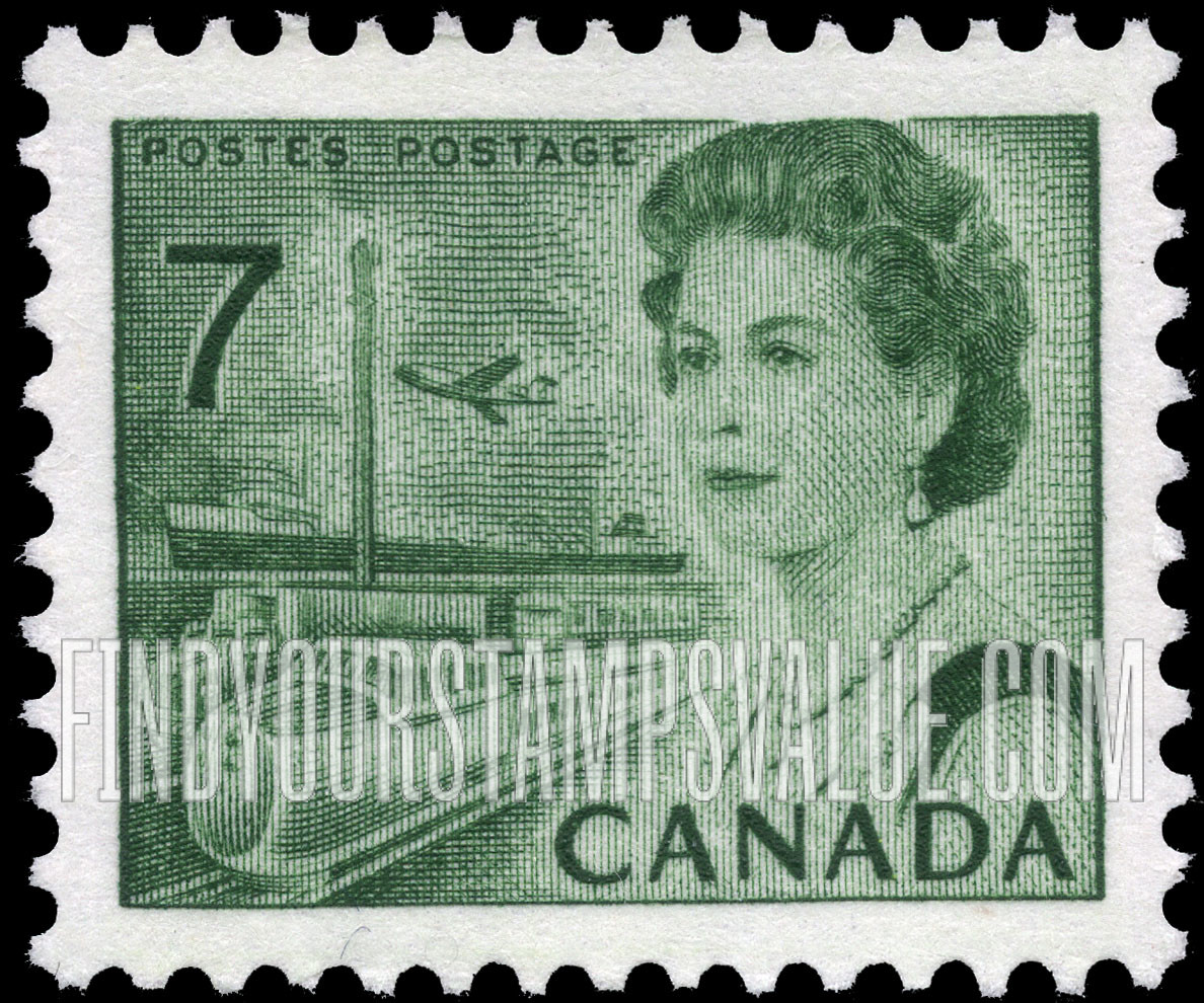 FindYourStampsValue: Queen Elizabeth II: Transporation Means