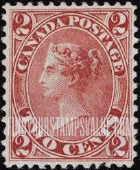 FindYourStampsValue: Province of Canada: Queen Victoria