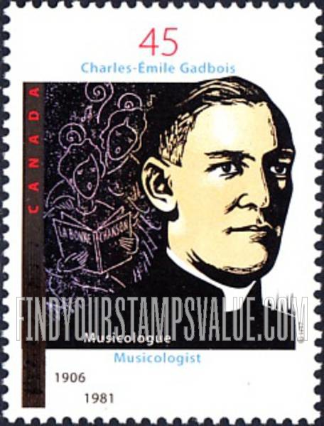 FindYourStampsValue: Father Charles-Emile Gadbois (1906-81), Musicologist