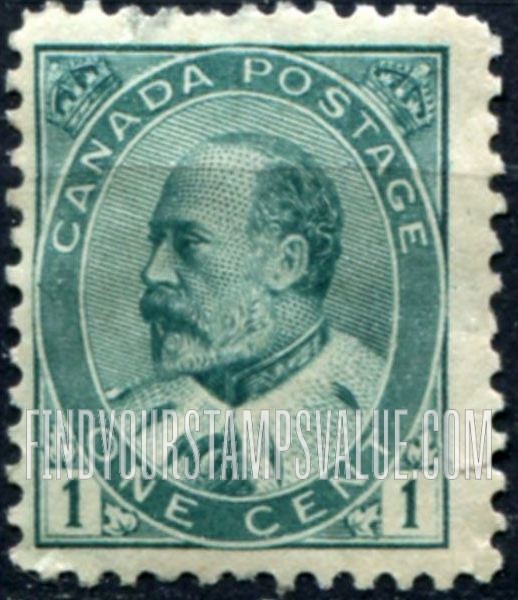 FindYourStampsValue: Imperial Penny Postage Issue: King Edward VII