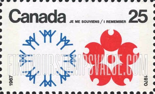 FindYourStampsValue: Emblems of EXPO ’67 and ’70