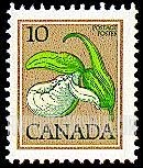 FindYourStampsValue: Flower, Queen & Parliament Types: Franklin’s lady’s-slipper
