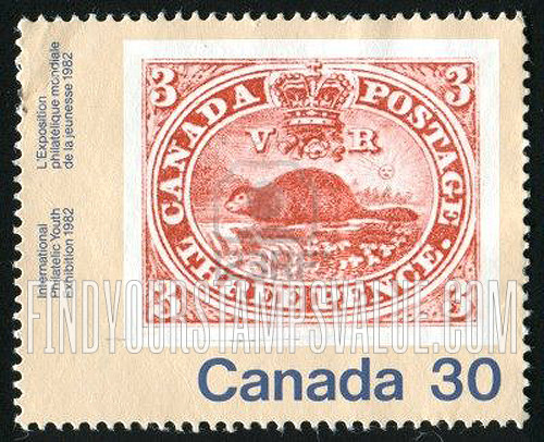 FindYourStampsValue: CANADA β82 Intl. Philatelic Youth Exhibition, Toronto, May 20-24, No. 1