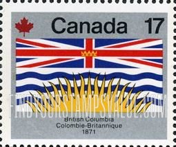 FindYourStampsValue: Flag of British Columbia