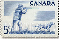 FindYourStampsValue: Canada’s Outdoor Recreation Facilities: Hunter and dog