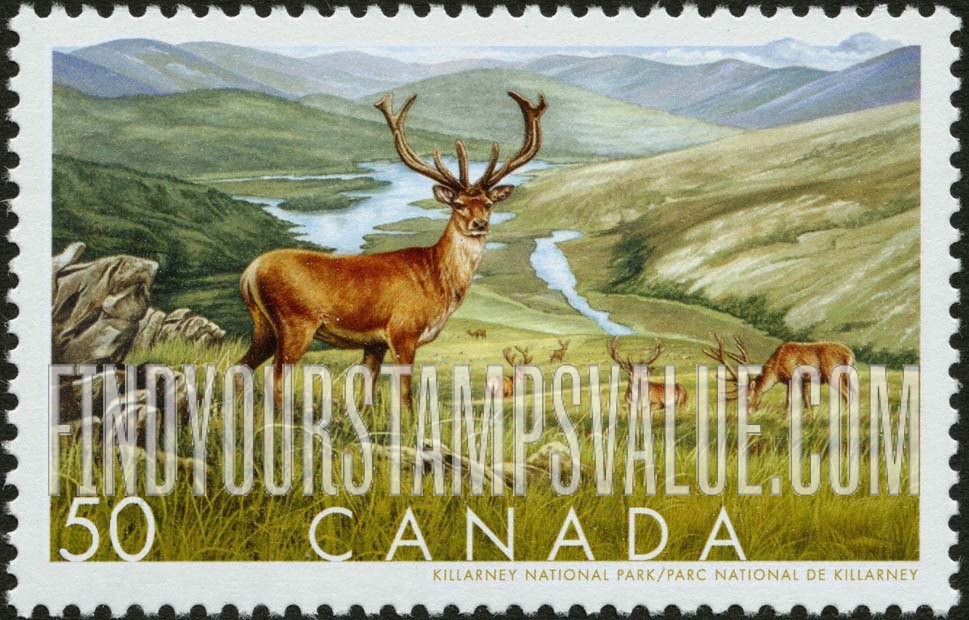 FindYourStampsValue: Biosphere Reserves in Canada and Ireland: Deer, Killarney National Park, Ireland