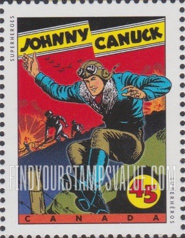 FindYourStampsValue: Comic Book Characters: Johnny Canuck